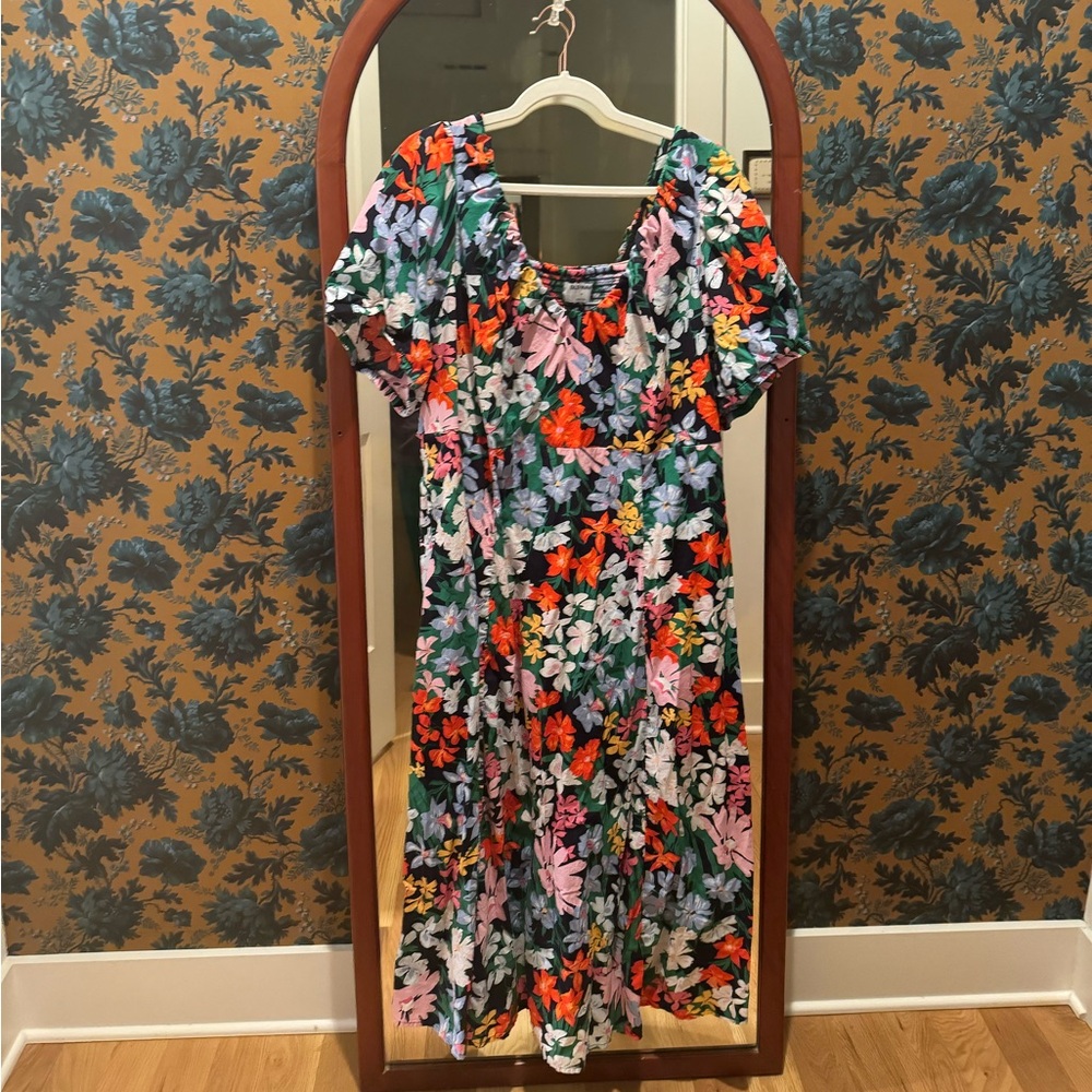 Floral Puff Sleeve Dress